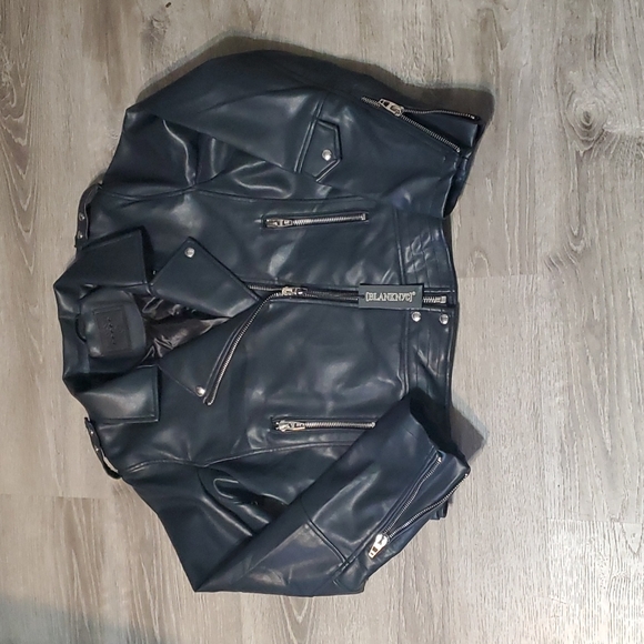 Blank NYC Jackets & Blazers - NWT BlankNYC Vegan Faux Leather Moto Jacket XL